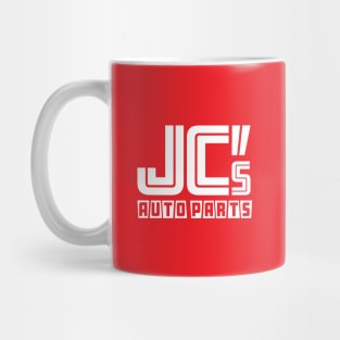 JC Auto Parts - (Single-Sided - White on Solid Color) Mug